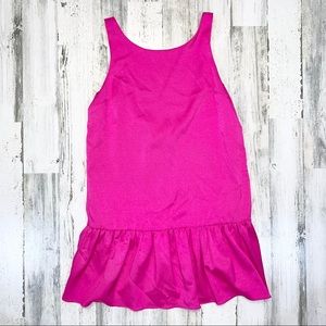 BCBGeneration | Fuchsia Ruffle Mini Dress
